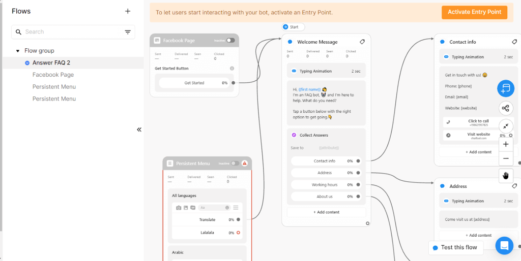 AI and UX Design Chatfuel